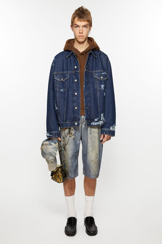 (image for) Intimate Distressed denim jacket - Relaxed fit